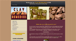 Desktop Screenshot of clayremedies.com